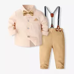 Conjuntos de roupas para bebês, roupas recém-nascidas, tops de manga comprida, - Show Drop