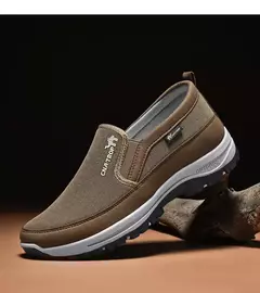 Sapatos casuais masculinos de marca mocassins de malha respirável para homem an na internet