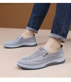 Tênis respirável de malha casual masculino, tênis de verão, sapato esportivo - Show Drop