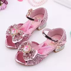 Disney meninas congeladas 2 elsa princesa sapatos meninas sapatos de cristal cri na internet