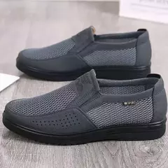 Mocassins respiráveis masculinos de verão, sapatos casuais macios e leves para na internet