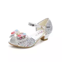 Moda meninas sapatos de salto alto crianças sapatos de couro para meninas princ - loja online
