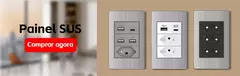DELEFU 4*2 Vidro Temperado Branco Tomada Padrão Brasil com Dupla USB Tipo C Tom - Show Drop