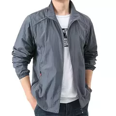 Jaqueta de proteção solar com capuz para homens e mulheres, ultra leve, fina, - Show Drop