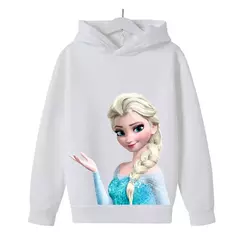 Crianças roupas meninas disney hoodie meninos roupas congeladas princesa elsa p