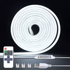 1m 2m 3m regulável led sob luzes do armário usb 5v tira de néon seu abiente mais aconchegante - loja online