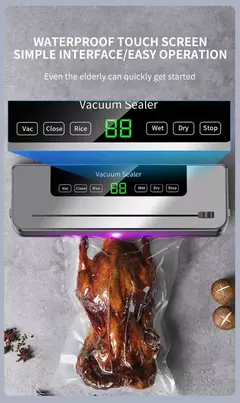 Máquina Seladora De Vácuo De Alimentos Máquina De Embalagem A Vácuo De Alime na internet