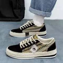 Sapatos masculinos leves tênis masculino verão novos sapatos de sulfeto rendas - loja online