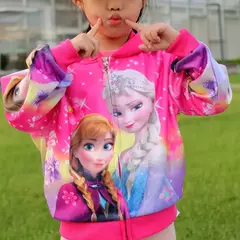 3-9 anos novo congelado anna elsa princesa primavera outono crianças traje menina - loja online