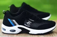 Moda Almofada de Ar dos homens Running Shoes Tamanho Grande 38-47 Sneakers Respi na internet