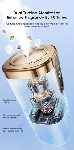 Máquina de aromaterapia inteligente mini carregamento usb casa difusor de óleo - Show Drop
