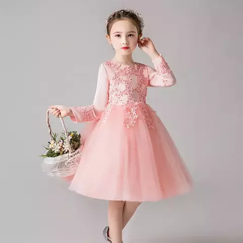 Meninas jovens casamento princesa elegante festa formal outono natal aniversári - comprar online