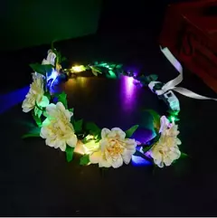 Boho praia férias grinalda bandana flor artificial coroa guirlanda casamento he na internet
