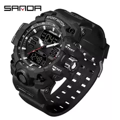 Sanda g estilo passo calorímetro único relógio eletrônico nightlight à prov