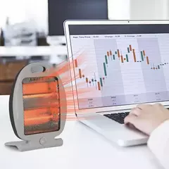 Aquecedor de mesa pequeno aquecedor interno aquecedor elétrico de escritório a - Show Drop