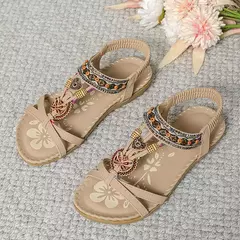Sandálias femininas sapatos de verão sapatos de caminhada aconchegante de fest