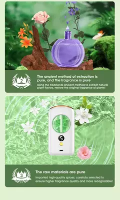 Imagem do Difusor de mesa portátil, máquina de aromaterapia, purificador de ar inteligen