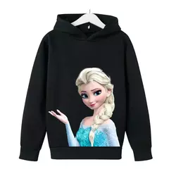 Crianças roupas meninas disney hoodie meninos roupas congeladas princesa elsa p na internet