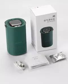 Purificador de ar portátil para carro, ionizador, gerador de íons negativos, f na internet