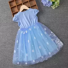 Imagem do Disney Frozen Princess Dress para meninas, vestidos de mangá voadora, roupas in