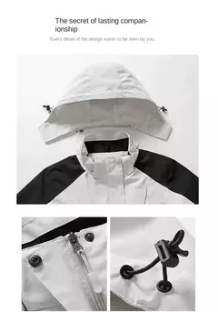 Roupa de montanhismo para casais, Casaco impermeável e à prova de vento, versátil, alta qualidade, desporto e lazer, primavera e outono, novo - loja online