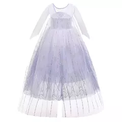 Disney criança meninas cosplay congelado elsa malha trajes neve rainha elsa princesa