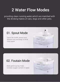 Rojeeco inteligente gato fonte de água dispensador automático de água para an - Show Drop