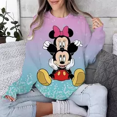 Hoodie feminino outono/inverno novo y2k mickey mouse dos desenhos animados molet na internet