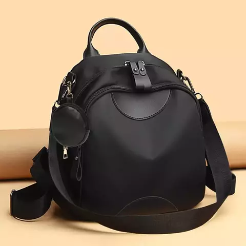 Mochila de pano Oxford de grande capacidade feminina, mochila casual de viagem, - comprar online