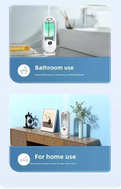 Imagem do Difusor de aromaterapia inteligente, spray automático, ambientador, casa, quart