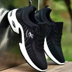 Moda Almofada de Ar dos homens Running Shoes Tamanho Grande 38-47 Sneakers Respi