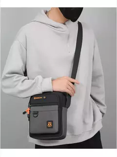 Novo masculino crossbody sling saco de ombro mensageiro oxford à prova água mu