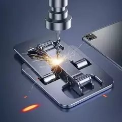 Suporte universal de liga de alumínio para tablet, flexível, para ipad, ajustável, dobrável, preguiçoso, desktop, ao vivo, suporte para celular na internet