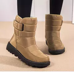 Imagem do Botas femininas 2024 sapatos de inverno mulher botas de neve à prova dwaterproo