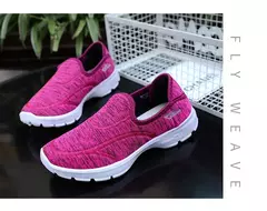 Sapatos casuais de caminhada respirável para homens e mulheres, sapatos baixos - Show Drop
