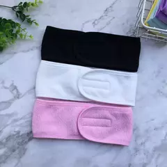 Imagem do Toalha macia acessórios para o cabelo meninas headbands para lavagem do rosto b