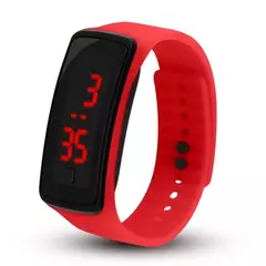 Moda Relógio Esportivo infantil Relógio Digital Led À Prova D &#39;Águ