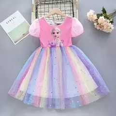 Disney Frozen Princess Dress para meninas, vestidos de mangá voadora, roupas in - comprar online