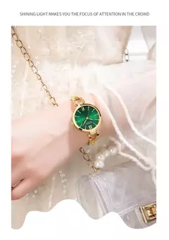 Curren relógio de luxo para mulher alta qualidade diamante com requinte para senhoras relógio luxuoso - comprar online