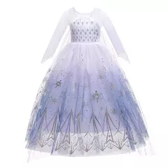 Disney criança meninas cosplay congelado elsa malha trajes neve rainha elsa princesa
