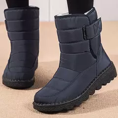 Botas femininas 2024 sapatos de inverno mulher botas de neve à prova dwaterproo - Show Drop