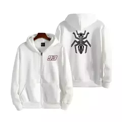 Moletom com capuz de motocicleta marquez streetwear esporte zíper moletom super - Show Drop