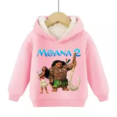 Moana 2 bonito moletons novo disney anime crianças moletom meninas meninos inve - Show Drop