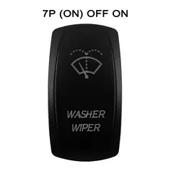 Barra de luz LED para carro e barco Carling, Amber Rocker Switch, momentâneo, t