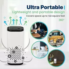 Xiaomi Mijia-Mini Purificador de Ar Portátil para Carro, Desktop Air Cleaner, B - loja online