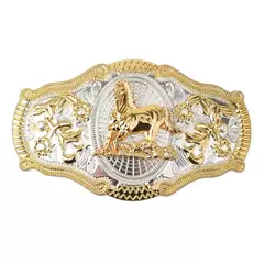 Fivelas de metal Gold Horse de cor dupla - loja online