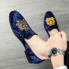 Mocassins de luxo masculinos mocassins pretos, sapatos para dirigir, conversas c na internet