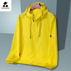Imagem do Jaqueta com capuz UV para homens e mulheres, proteção solar impermeável, roup