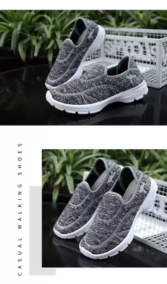 Sapatos casuais de caminhada respirável para homens e mulheres, sapatos baixos - Show Drop