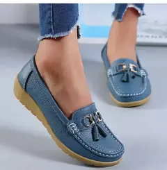 Imagem do Sapatos femininos enfermeira mocassins sapatos clássicos apartamentos zapatos m